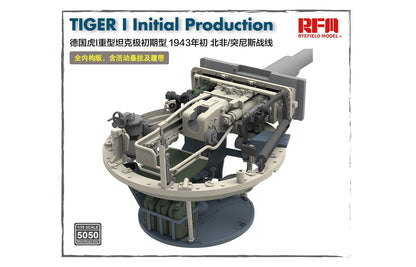 Rye Field 1/35 Tiger I Initial Production Early 1943 North African Front w/Full Interior 5050