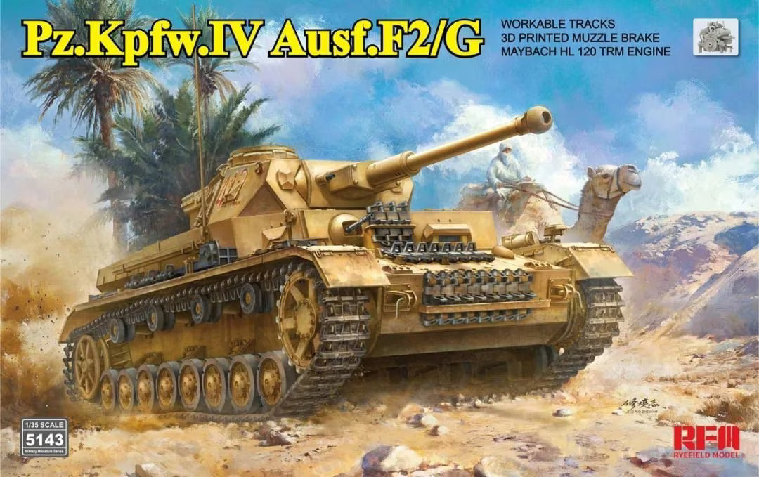 Rye Field 1/35 Sd.Kfz.161/1 Panzerkampfwagen IV Ausf. F2/G 5143