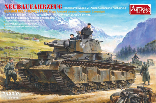 Amusing Hobby 1/35 Panzerkampfwagen VI Neubaufahrzeug Krupp Version