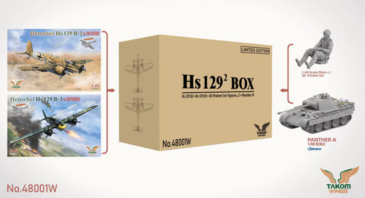 Takom 1/48 Hs129² Box 48001W Model Kit