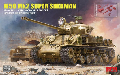 Rye Field 1/35 Israeli Tank M50 Mk2 SUPER SHERMAN 5150 Model Kit