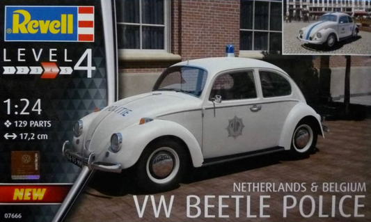 Revell 1/24 07666 VW Beetle Police Model Kit