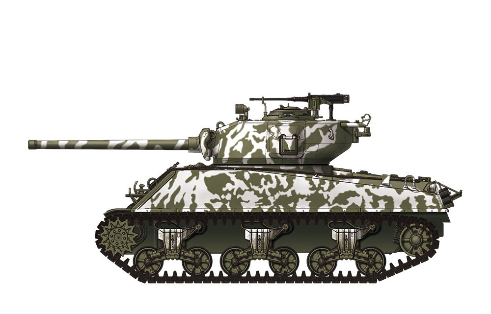 Meng Model 1/35 U.S. Medium Tank M4A3 (76)W Sherman Model Kit
