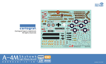 Magic Factory 1/48 A-4M Skyhawk Light Attack Aircraft 5002