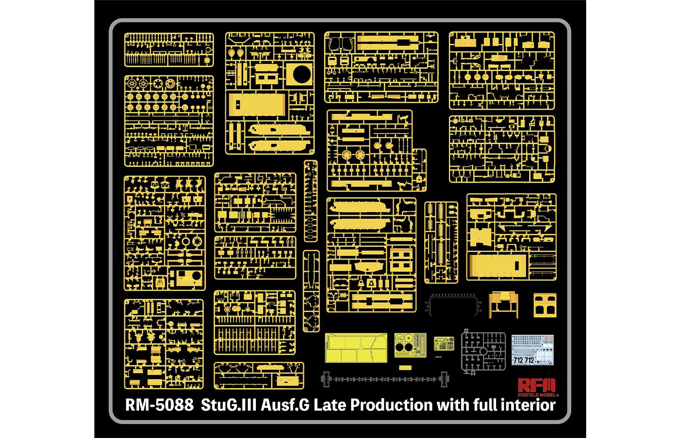 Rye Field 1/35 StuG.III Ausf.G Late Production w/Full Interior 5088