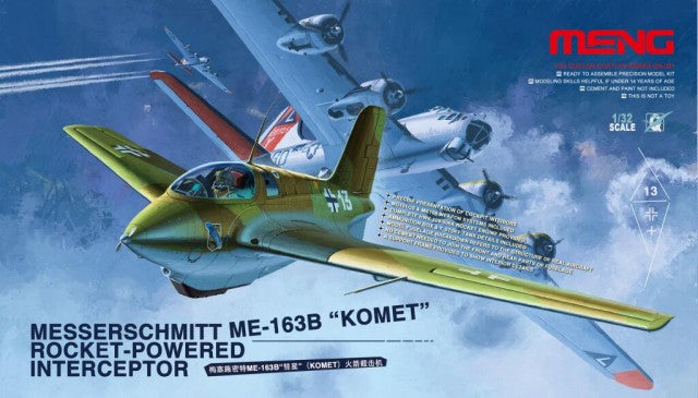 Meng Model 1/32 Messerschmitt Me-163B "Komet" QS-001 Model Kit