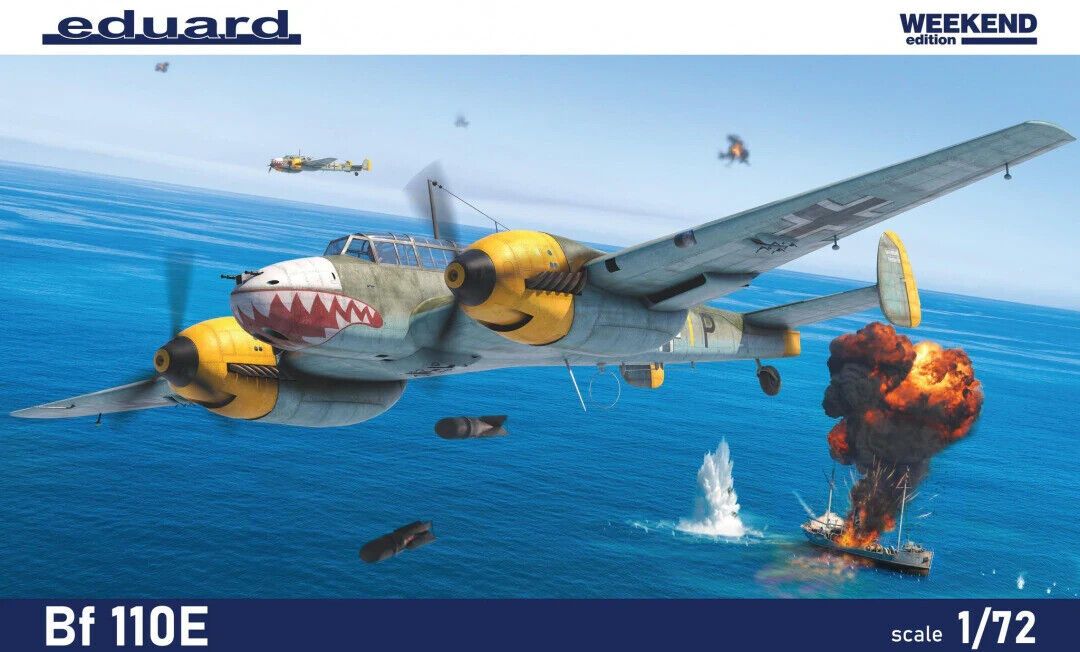 Eduard 1/72 7464 Bf-110E (Weekend edition) Model Kit