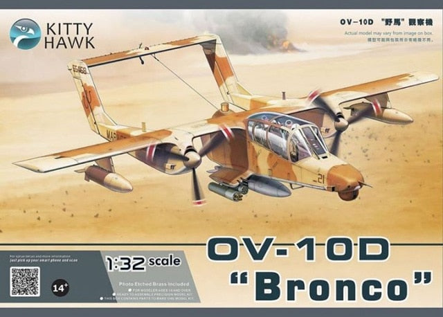Kitty Hawk 1/32 OV-10D Bronco Model Kit