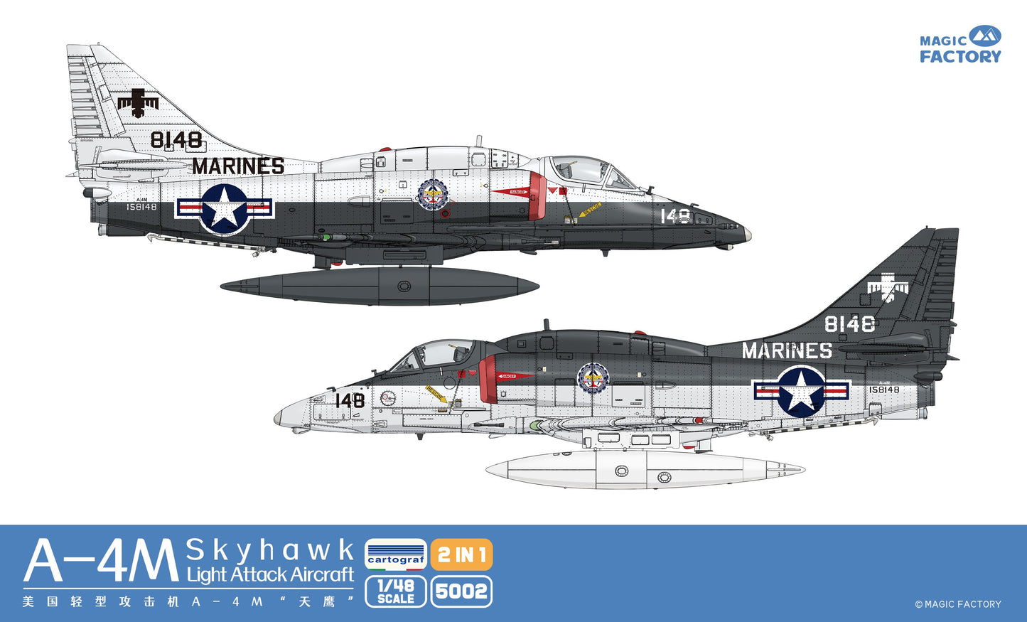 Magic Factory 1/48 A-4M Skyhawk Light Attack Aircraft 5002