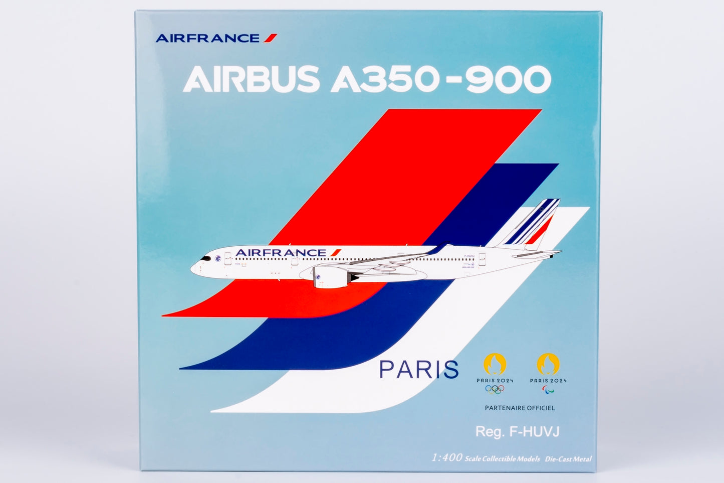NG Models 1/400 Air France A350-900 F-HUVJ with PARIS 2024 Sticker