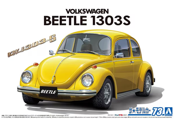 Aoshima 1/24 Volkswagen Beetle 1303S Model Kit