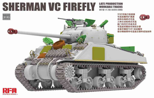 Rye Field 1/35 Sherman VC Firefly Late Production Model Kit