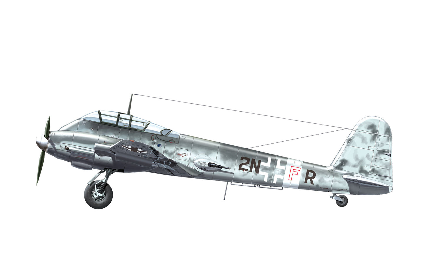 Meng Model 1/48 Messerschmitt Me 410A-1 LS-003