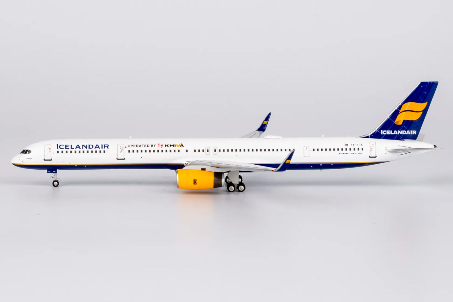 NG Models 1/1400 Icelandair (Fly Khiva) 757-300/w TF-FIX  "operated by fly KHIVA"