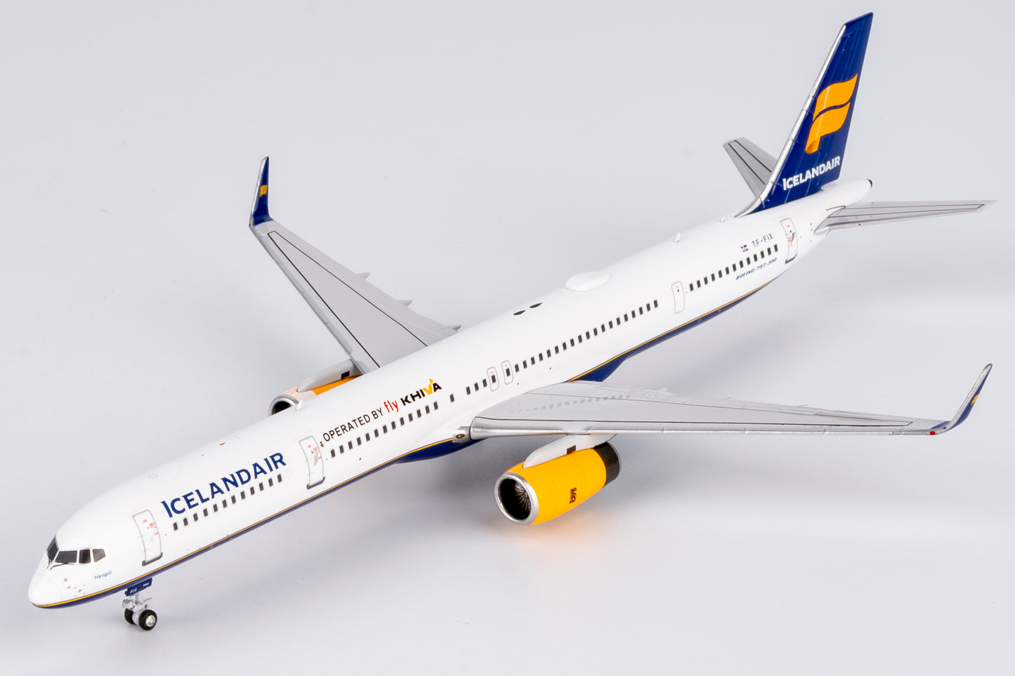 NG Models 1/1400 Icelandair (Fly Khiva) 757-300/w TF-FIX  "operated by fly KHIVA"