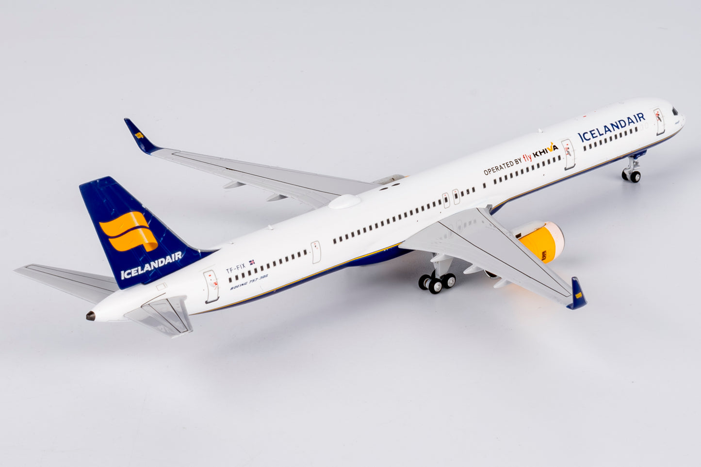 NG Models 1/1400 Icelandair (Fly Khiva) 757-300/w TF-FIX  "operated by fly KHIVA"