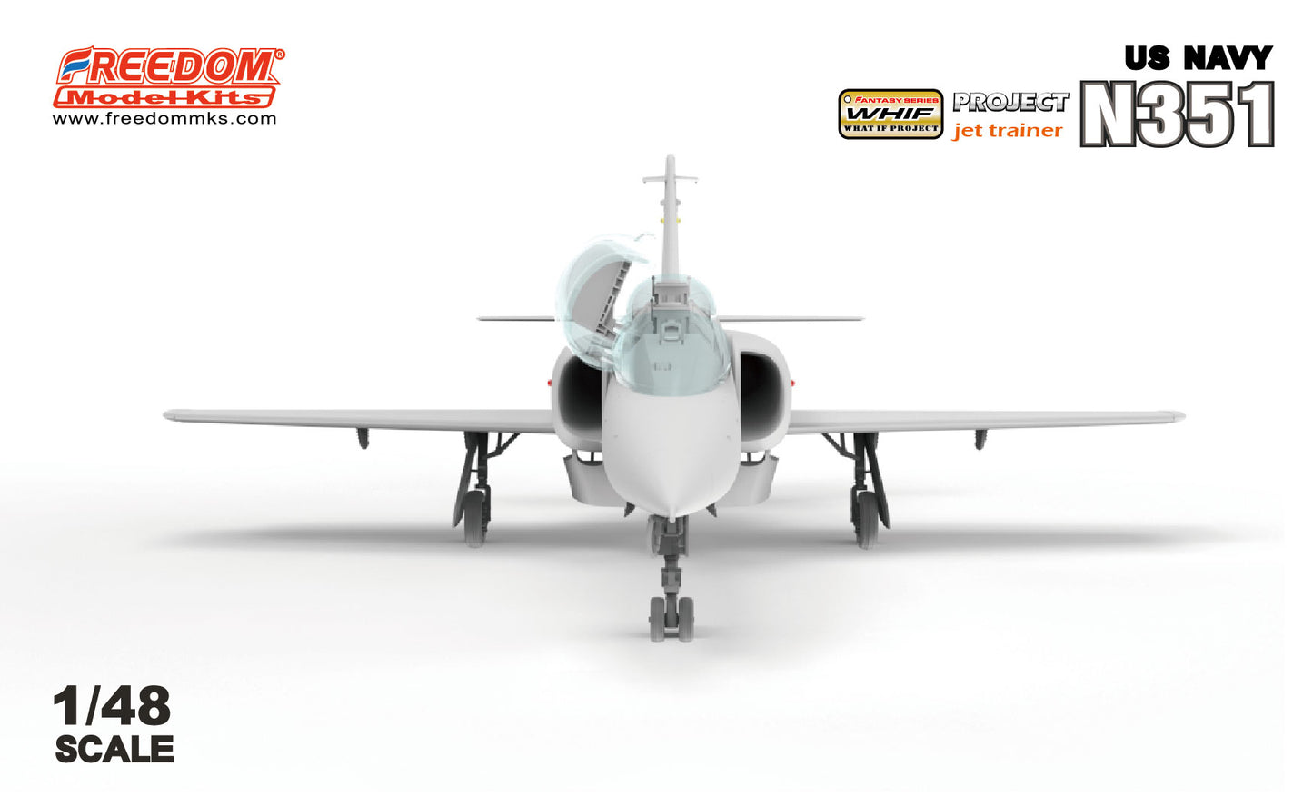 Freedom Model Kit 1/48 US Navy VTXTS Jet Trainer N351 Project