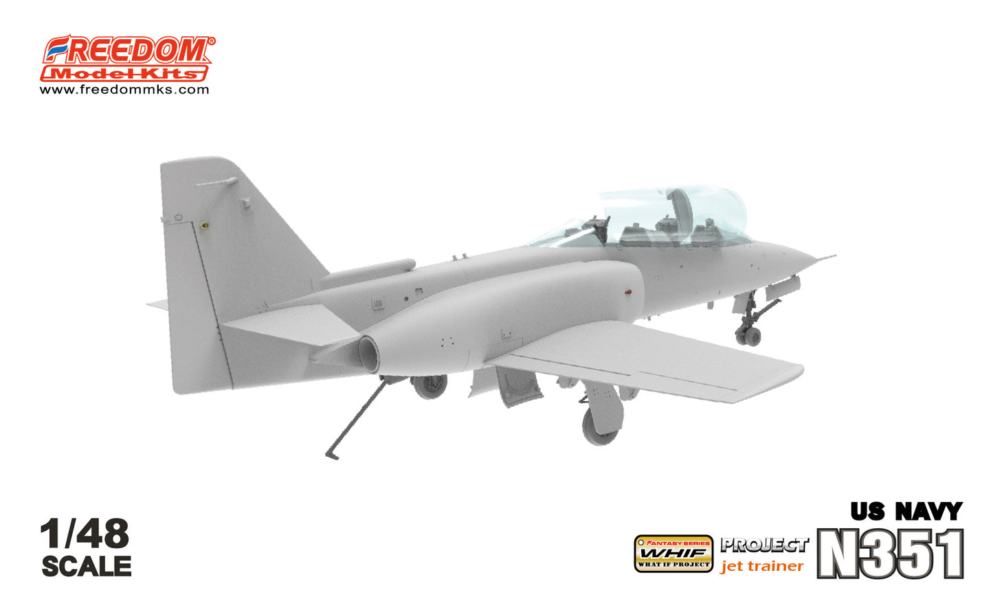 Freedom Model Kit 1/48 US Navy VTXTS Jet Trainer N351 Project