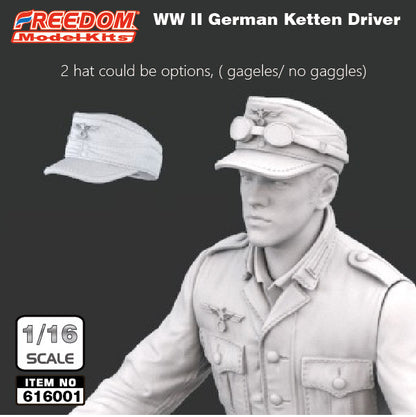 Freedom Model 1/16 16001SP Sd.Kfz. 2 Kettenkraftrad with Driver