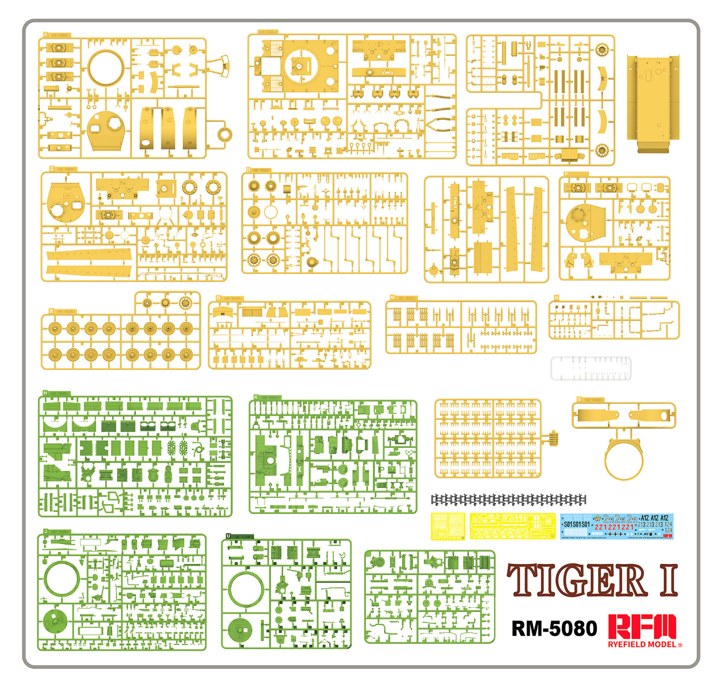 Rye Field 1/35 Sd.Kfz. 181 Pz.kpfw. VI Ausf. E Tiger I Late 5080