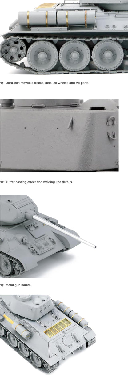 Border Model 1/35 T-34/85 Composite Turret 112 Plant w/5 Resin Figures BT-027