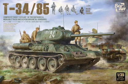 Border Model 1/35 T-34/85 Composite Turret 112 Plant w/5 Resin Figures BT-027