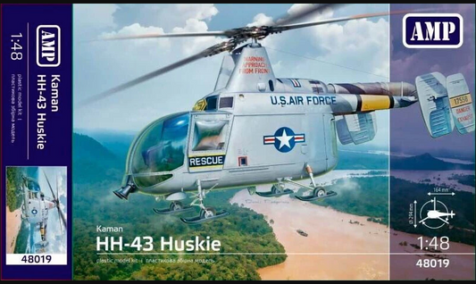 AMP 1/48 48019 Kaman HH-43 Huskie Model Kit