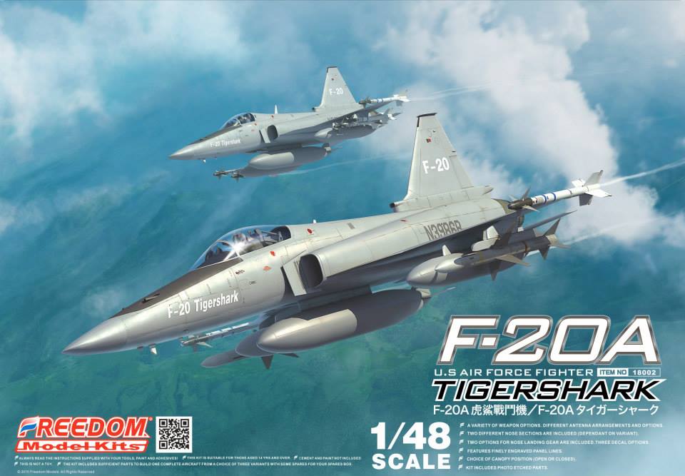 Freedom Model 1/48 18002 F-20A Tigershark Model Kit