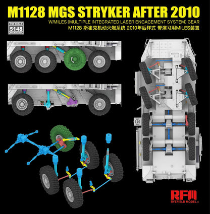 Rye Field 1/35 M1128 MGS Stryker After 2010 w/MILES Model Kit