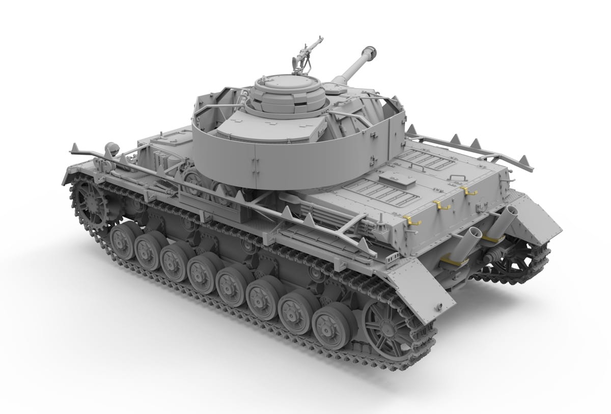 Border Model 1/35 Pz.Kpfw. IV Ausf. J Early/Mid & Railway Flatbed Ommr BT-025
