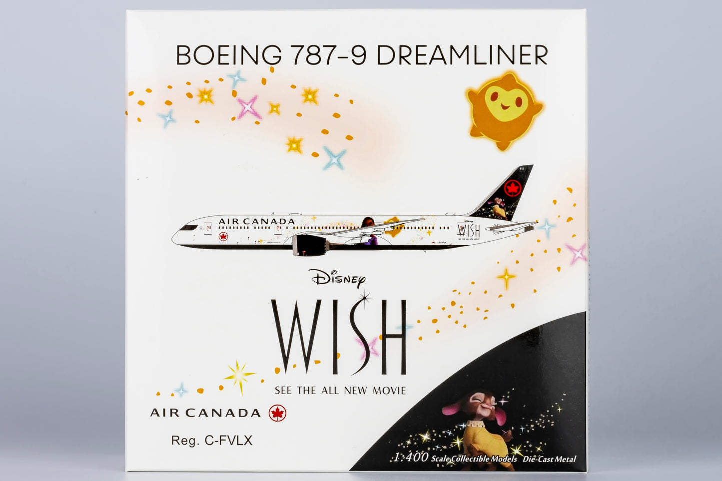 NG Models 1/400 Air Canada 787-9 Dreamliner C-FVLX Disney Wish / Le Souhait