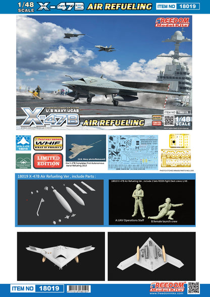 Freedom Model Kit 1/48 U.S Navy UCAS X-47B Air Refueling