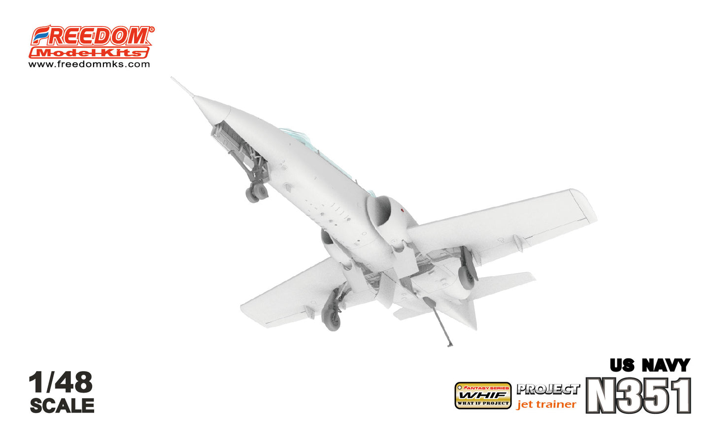Freedom Model Kit 1/48 US Navy VTXTS Jet Trainer N351 Project