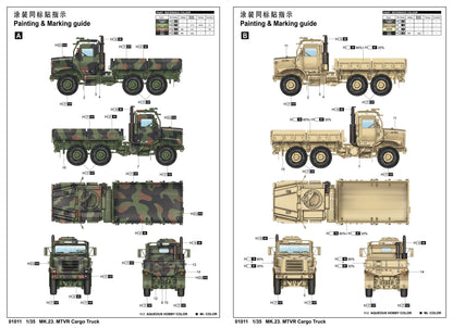Trumpeter 1/35 Mk.23 MTVR Cargo Truck Model Kit