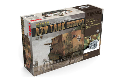 Meng Model 1/35 German A7V Tank (Krupp) & Engine Limited Edition