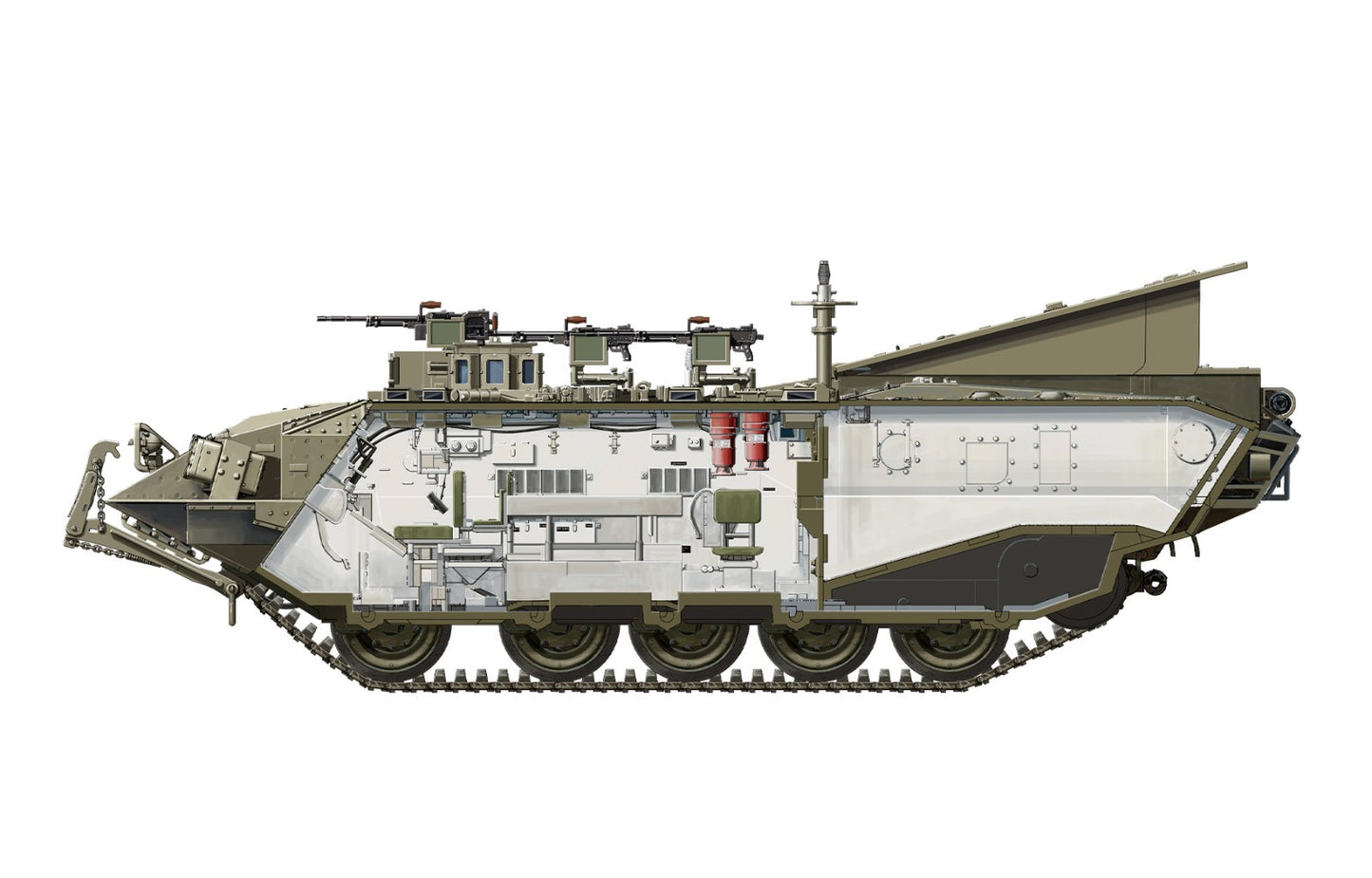 Meng Model 1/35 SS-008 Israel heavy armoured personnel carrier Achzarit