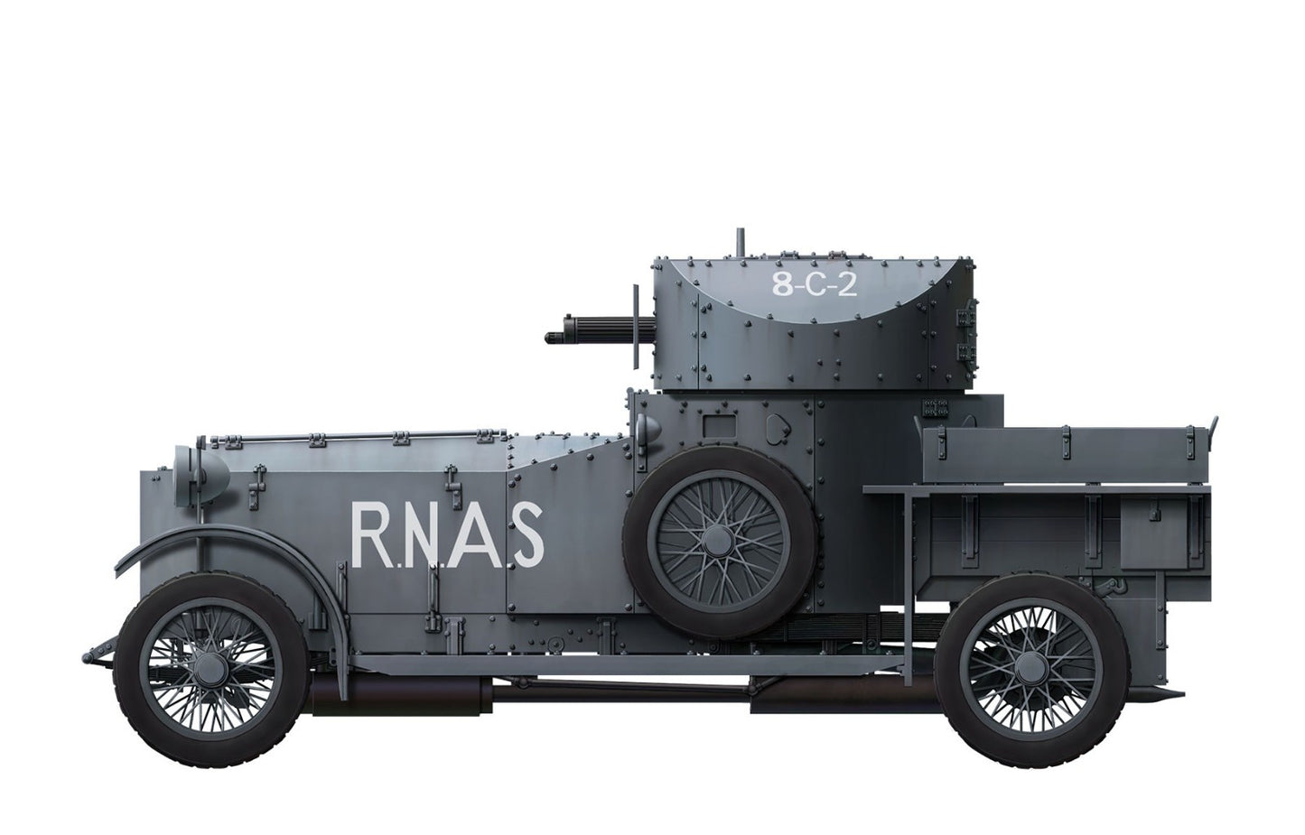 Meng Model 1/35 VS-010 British RR Armored Car Pattern 1914/1920
