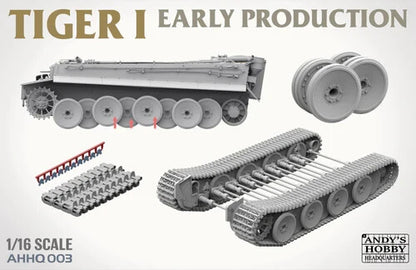 Andy's Hobby Headquarters 1/16 Tiger I Early AHHQ-003 Model Kit