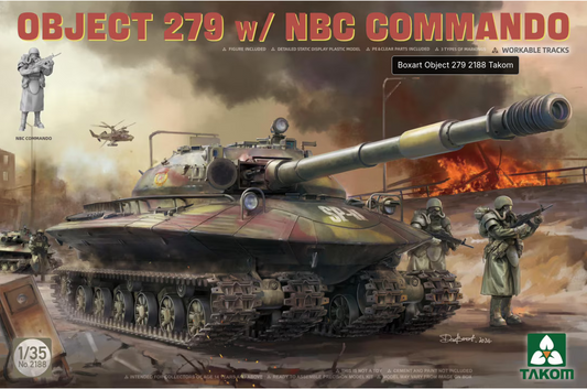 Takom 1/35 2188 Object 279 w/NBC Commando