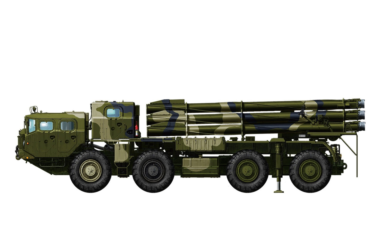 Meng Model 1/35 SS-009 Russian Long-Range Rocket Launcher 9A52-2 Smerch