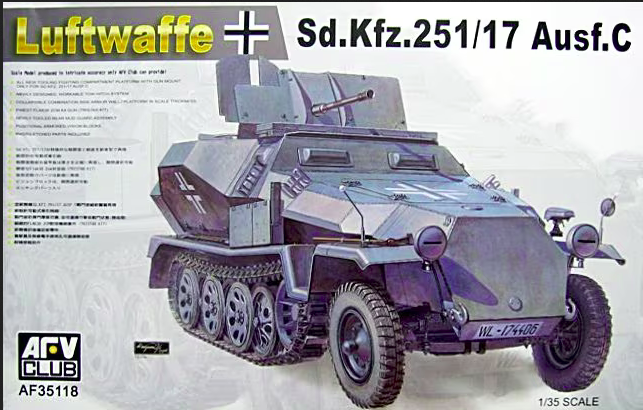 AFV 1/35 Sd.Kfz. 251/17 Ausf. C Luftwaffe