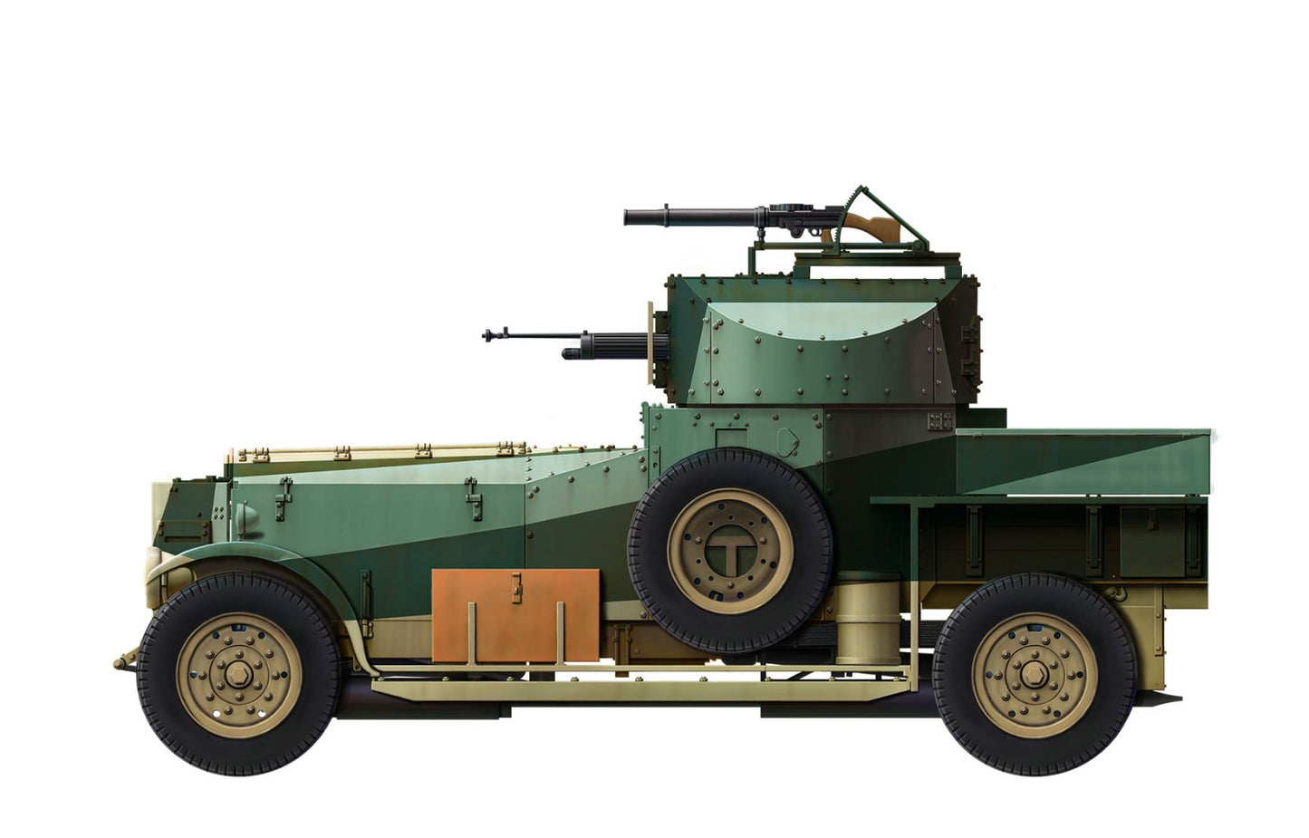 Meng Model 1/35 VS-010 British RR Armored Car Pattern 1914/1920