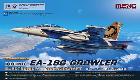 Meng Model 1/48 LS-014 Boeing EA-18G Growler Electronic Attack Aircraft