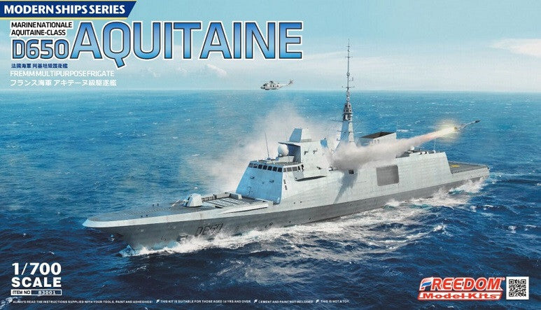 Freedom Model Kit 1/700 D650 Aquitaine Model Kit