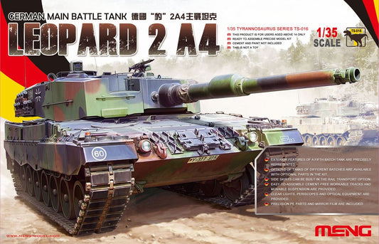 Meng Model 1/35 TS-016 German Main Battle Tank Leopard 2 A4