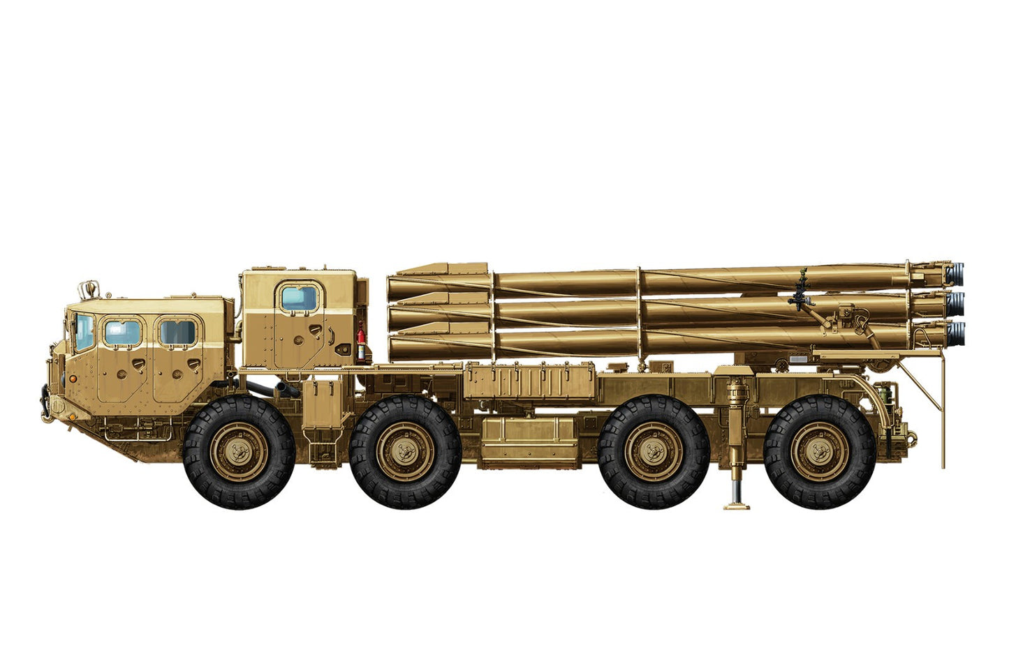Meng Model 1/35 SS-009 Russian Long-Range Rocket Launcher 9A52-2 Smerch