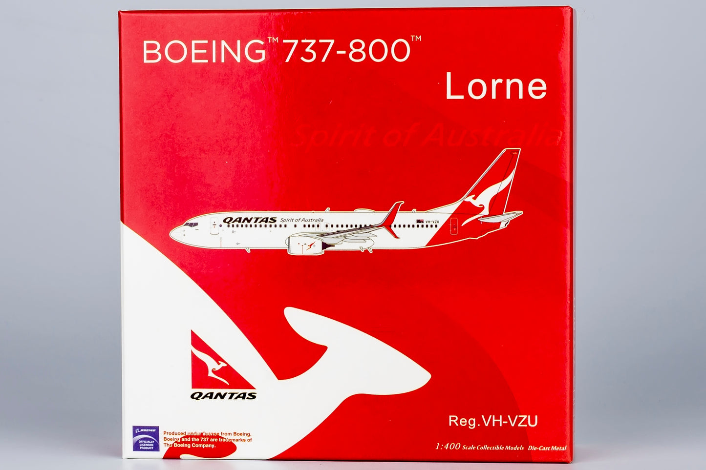 NG Models 1/400 Qantas 737-800/w VH-VZU (1st Qantas Boeing 737 to wear the split scimitar winglets
