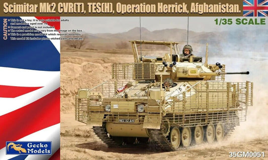 Gecko Models 1/35 35GM0051 Scimitar Mk2 CVR(T), TES(H) Model Kit