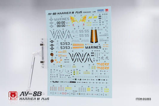 UMa Model 1/48 AV-8B Harrier II Plus D1003 Model Kit