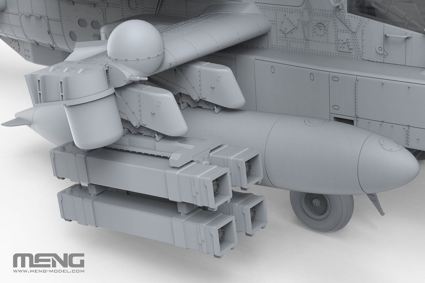 Meng Model 1/35 AH-64D Saraf Heavy Attack Helicopter